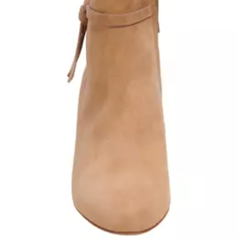 kate spade Light Fawn Knott Suede Side Bow Booties/NIB/9.5M - Picture 4 of 14
